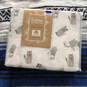 Cat queen 4 piece sheet set